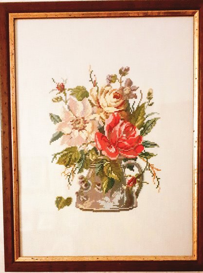 Работа «Букет роз»