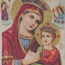 Работа «Икона БОЖЬЯ МАТЕРЬ ВСЕПОМОГАЮЩАЯ»