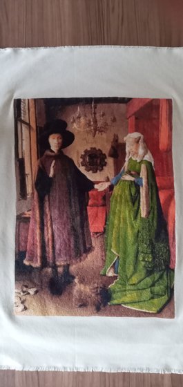 Работа «Jan Van Eyck Arnolfini Wedding»