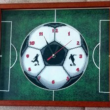 Работа «Часы Футбольный мяч.»