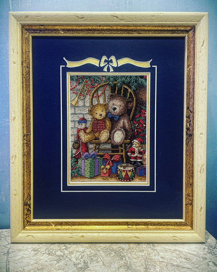 Работа «Рождественские мишки»