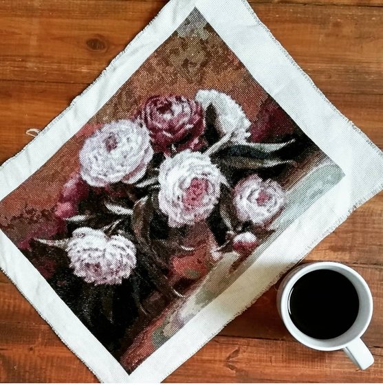 Работа «Пионы»