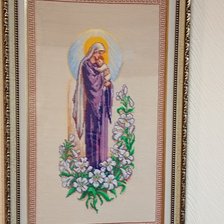 Работа «Богоматерь с младенцем»