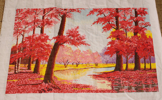 Работа «Осенний лес»