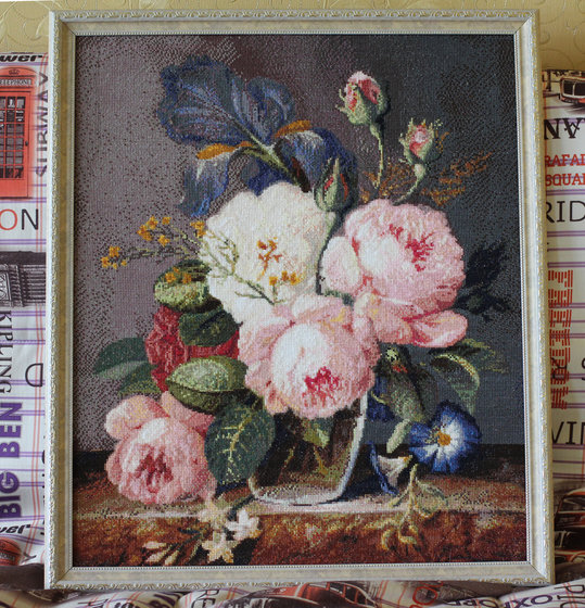 Работа «Букет в вазе»