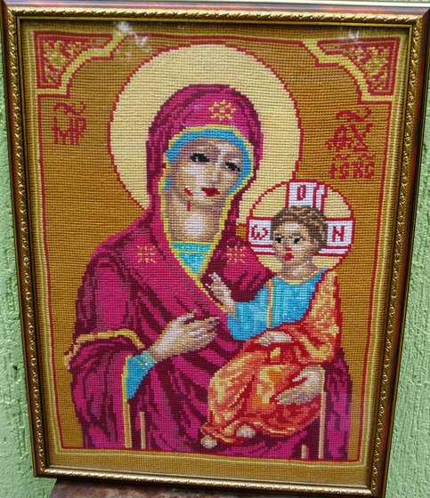 Работа «Икона Иверской Божией Матери»