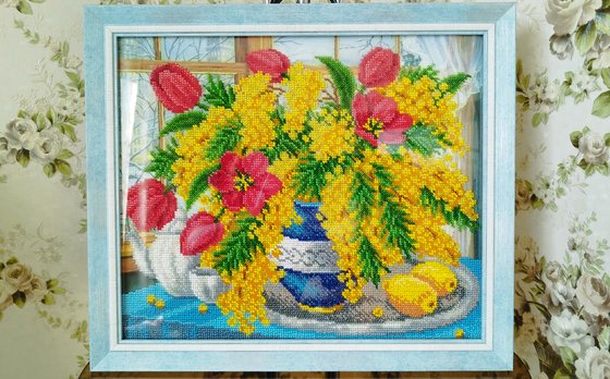 Работа «Симфония весны (бисер)»