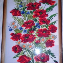 Работа «Букет маков.»