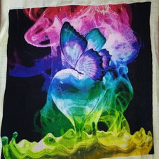 Работа «Сердце и бабочка»