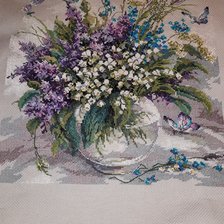 Работа «Майский букет Чудесная игла»