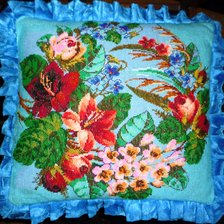 Работа «Венок на подушке»