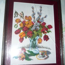 Работа «Весенний букет»