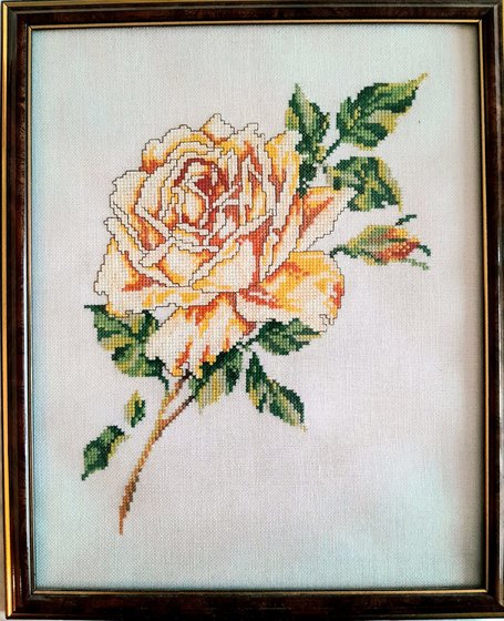 Работа «Жёлтая роза»