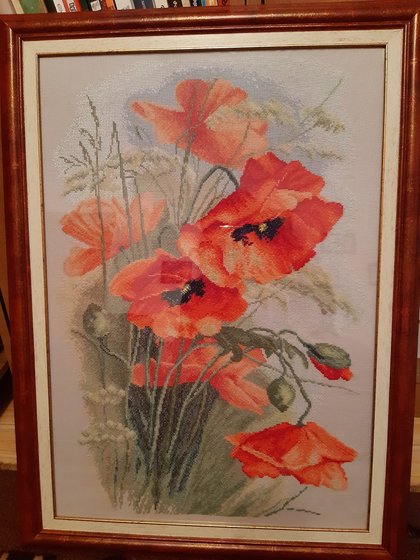 Работа «красние маки»