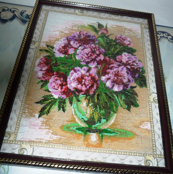 Работа «Пионы»