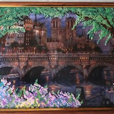 Работа «Париж. Набережная сены.»