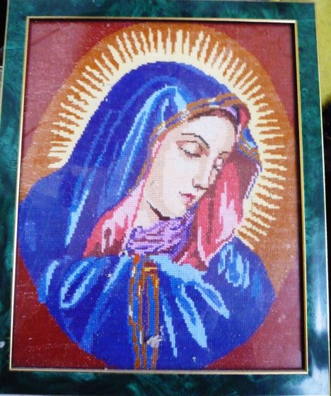 Работа «Скорбящая Пресвятая Богородица»