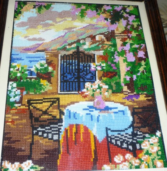 Работа «Во дворе.»