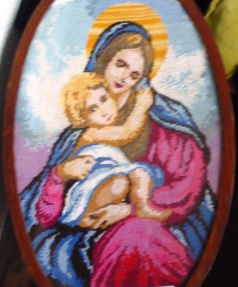Работа «Икона Божьей матери»