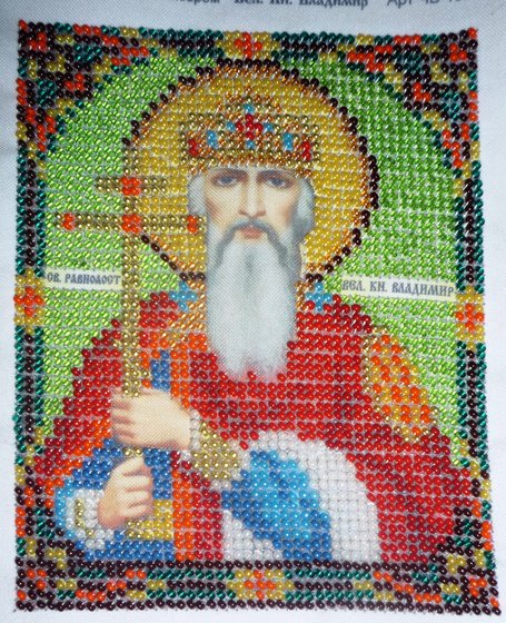 Работа «Икона святого Владимира»