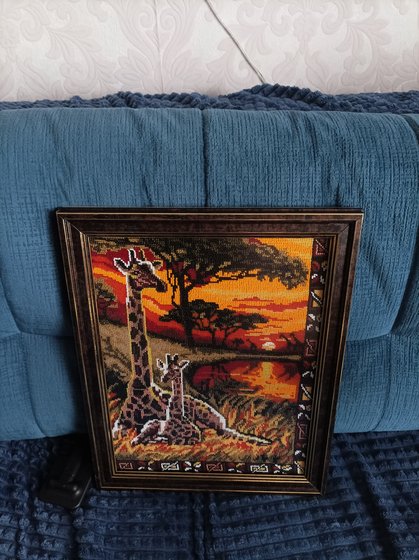 Работа «Жирафы»