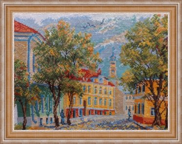 Работа «Московский дворик»