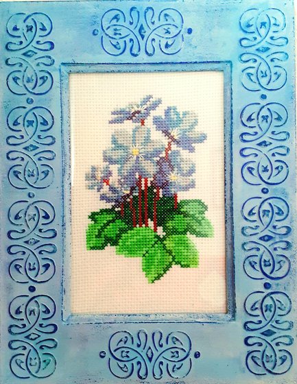 Работа «В голубых тонах»