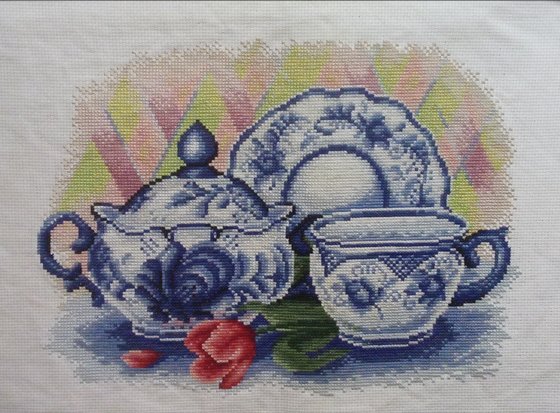 Работа «Гжель»