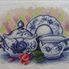 Работа «Гжель»