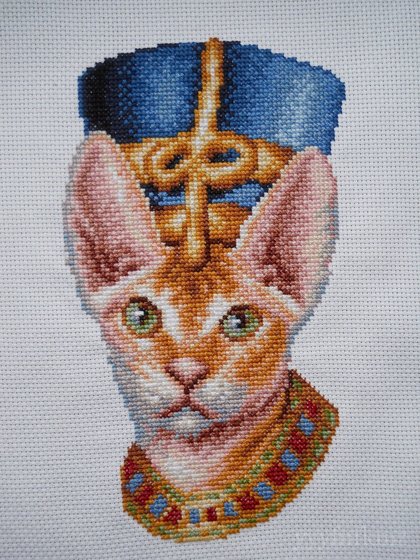 Работа «"Нифа" от Панны, 12*20 см, 26 цветов, аида 14»