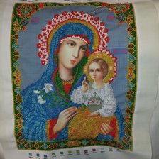 Работа «Икона "Божьей Матери Неувядаемый цвет"»