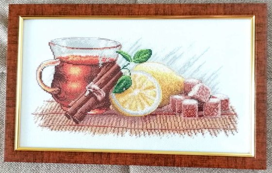 Работа «Зимний чай.»