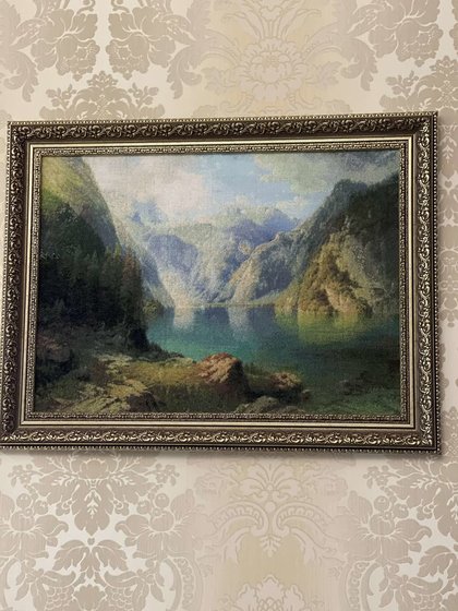 Работа «Озеро в горах»