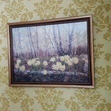 Работа «Оформила наконец то свои подснежники. Теперь любуюсь ими»