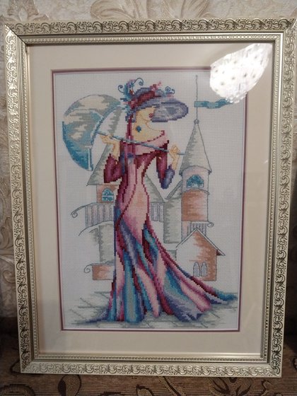 Работа «Пурпурный шелк»