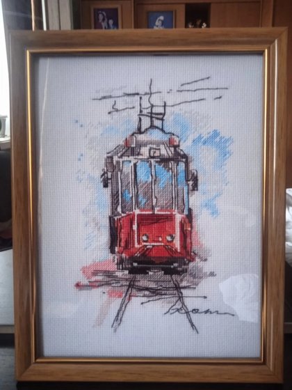 Работа «Красный трамвайчик»