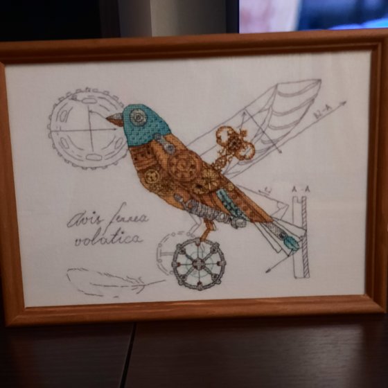 Работа «Механическая птичка. PANNA»