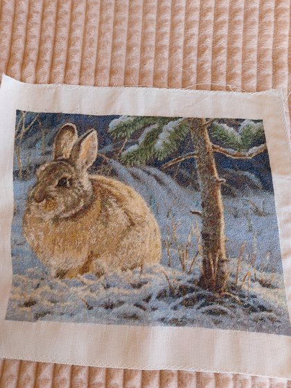 Работа «ЗАЯЦ В ЗИМНЕМ ЛЕСУ»