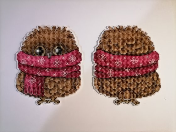 Работа «Зимний совенок»