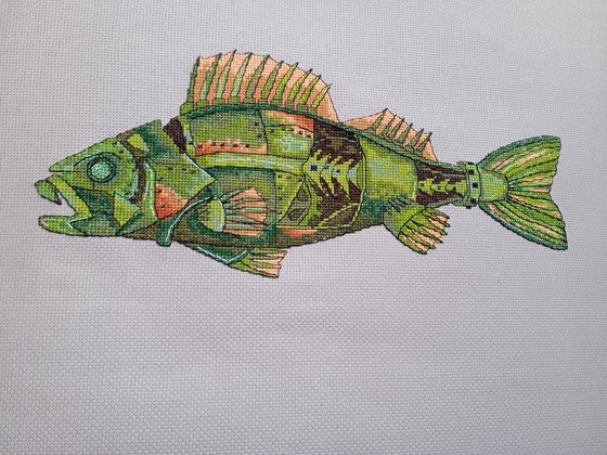 Работа «Стимпанк Рыба»