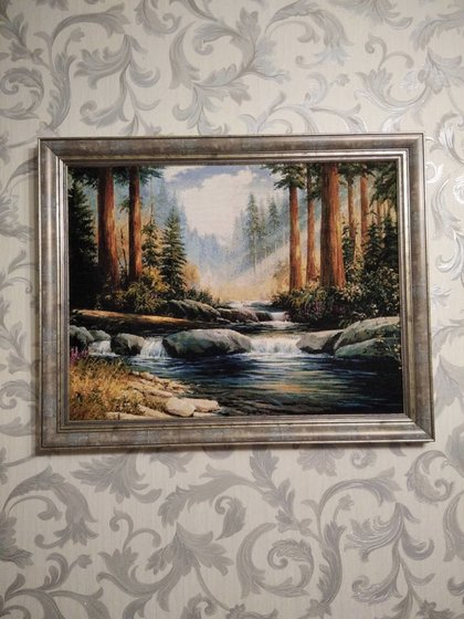 Работа «Горная река - Леврон»