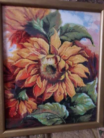 Работа «Подсолнухи»