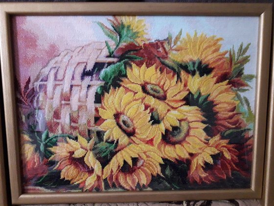 Работа «Подсолнухи»