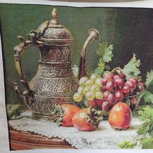 Работа «Натюрморт с хурмой»