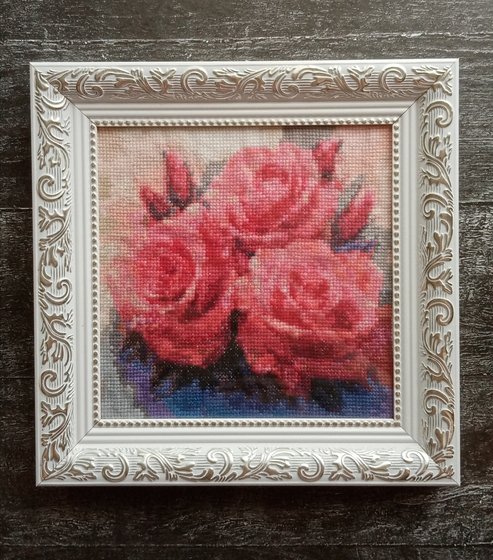 Работа «Нежные розы»