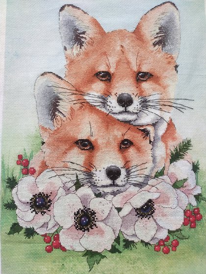 Работа «Лисички от Надежды Гавриленковой 🦊»