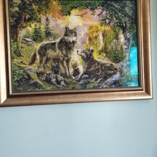 Работа «Волчья семья»