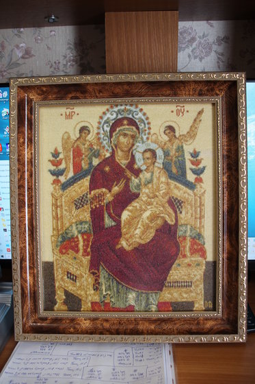 Работа «Икона Всецарица.»