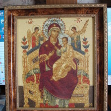Работа «Икона Всецарица.»