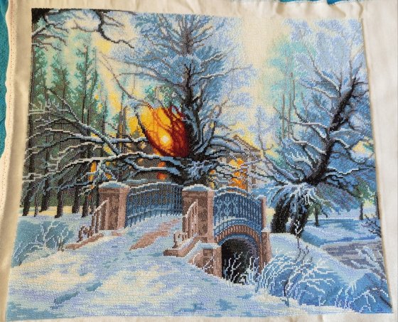 Работа «В зимнем парке от Золотых ручек»